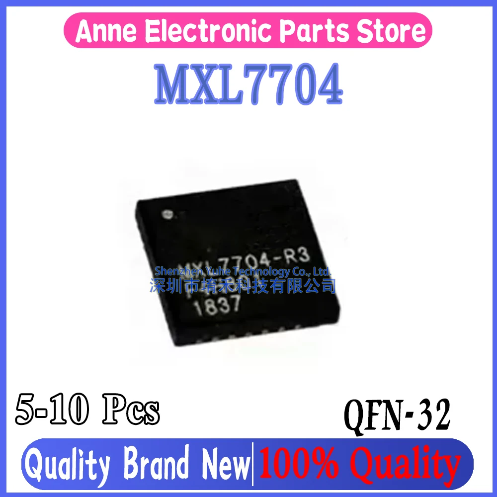 (5-10piece)100% New MXL7704 MXL7704-R3 MXL7704-AQB-T QFN-32 Chipset