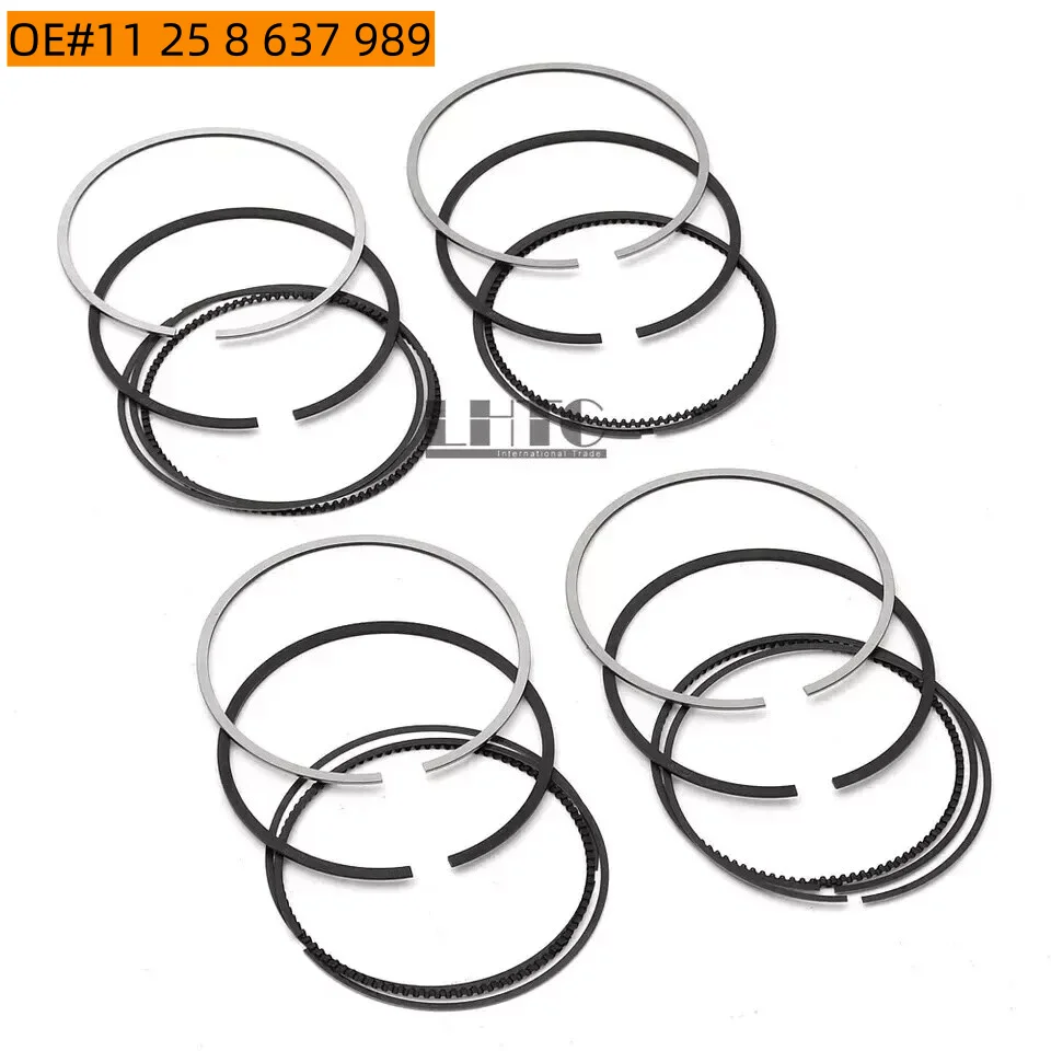 

4x Piston Rings Set STD OE# 11 25 8 637 989 For BMW MINI 330i Cooper S F30 F56 G20 G30 B46 B48 2.0T