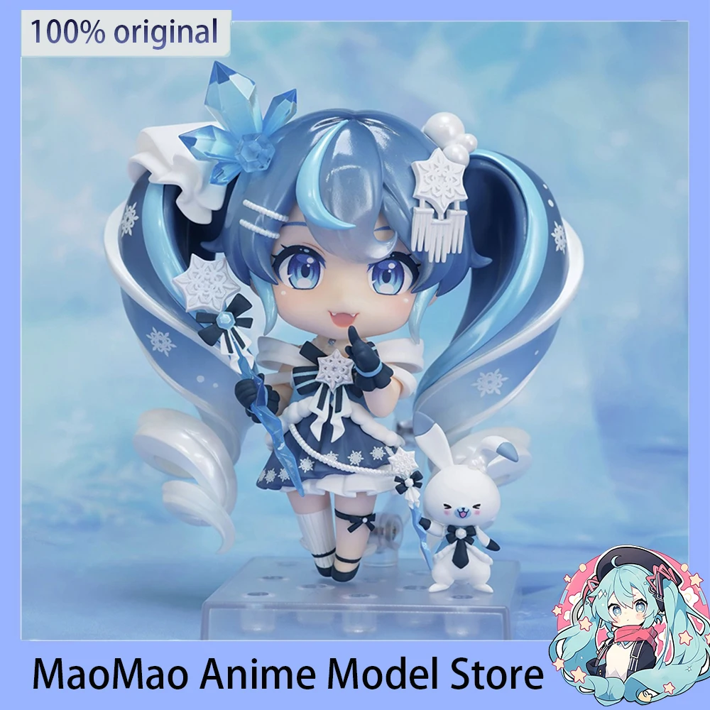 

Original GSC 2643 Hatsune Miku (Snow, Crystal Snow Ver.) Q-version Anime Figure kawaii Action Figure Collect Model IN Stock