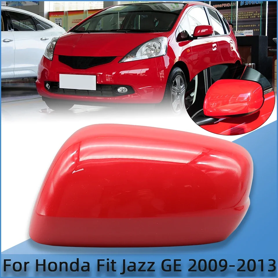 Rearview Mirror Cap Shell Cover Lid Housing Side Mirror Without Turn Signal For Honda Jazz Fit GE6 GE8 2009 2010 2011 2012 2013