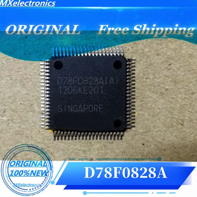 FREE SHIPPING 1PCS/LOT New100% D78F0828A(A) D78F0828A CPU chip commonly used in automobile instrumentation