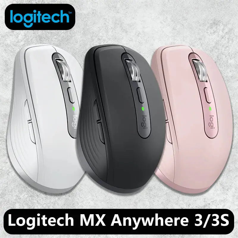 

Logitech MX Anywhere 3S Wireless, MagSpeed Wheel, USB-C Charging, Custom Buttons, Multi-Device