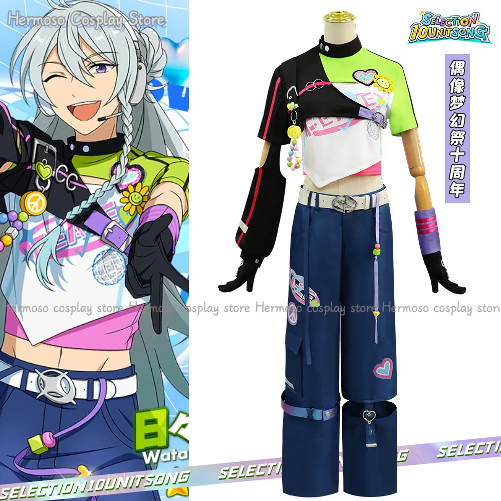 Disfraz de Cosplay Personalizado de Ensemble Stars, Hibiki Wataru/Shino Hajime/Shiina Niki/Nito Nazuna, 10.º Aniversario, PM6