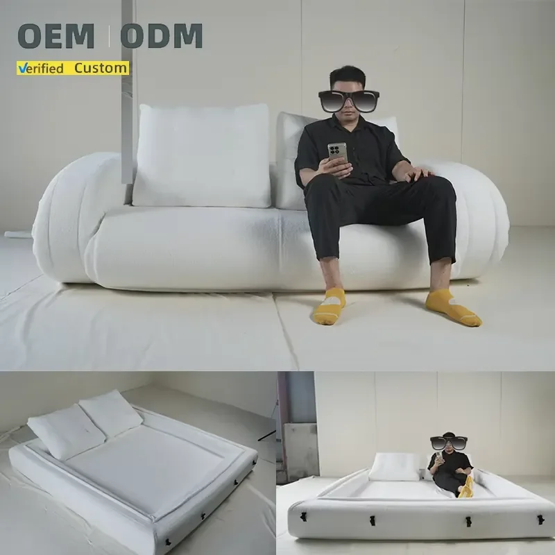 2025 New Design Compression Folding Boneless Sofa Bed Day Bed for Livingroom Furniture Manufacturer LOADING 240pcs