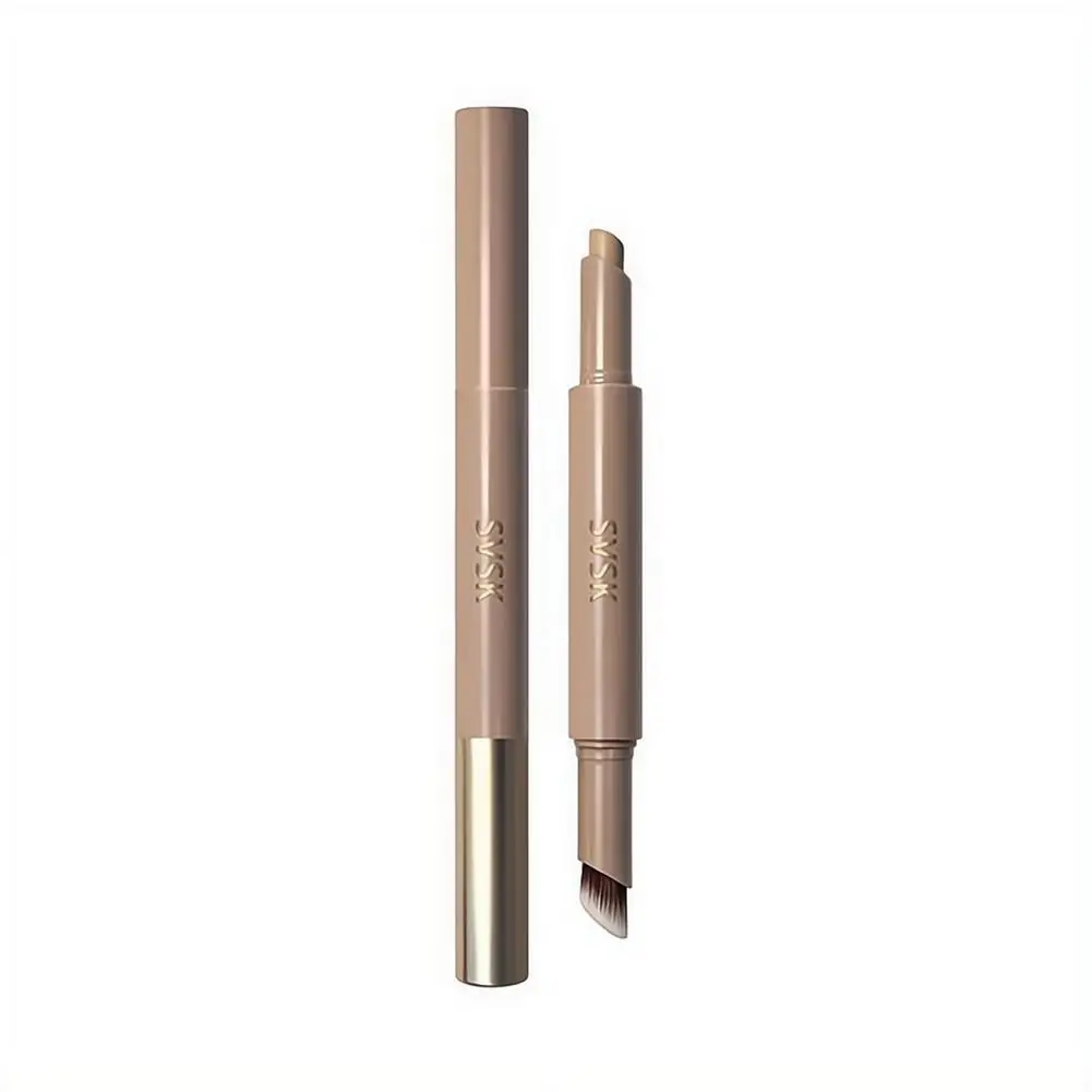 Doppelseitiger Konturenstift mit Pinsel, Nasen-Schattierungscreme-Stift, Gesichtskonturierung und Schattierung Make-up – Detail 1