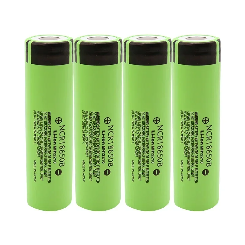 100% 충전식 리튬 배터리, 손전등용 18650 배터리, 34B, USB 충전기, NCR18650B, 3.7V, 3400mAh, 무료 배송