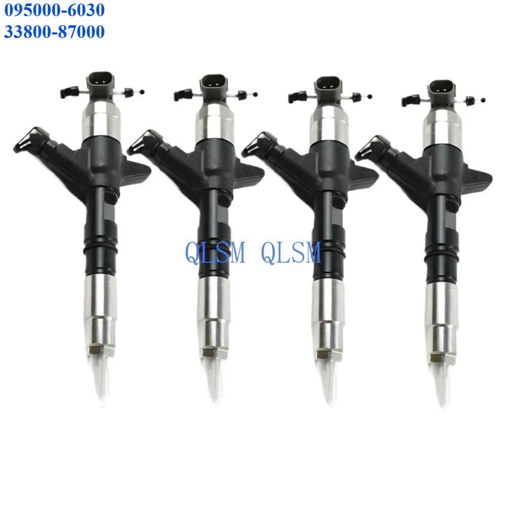 

4X 095000-6030 Diesel Fuel Injector 33800-87000 Injector Nozzle for HYUNDAI Kia -