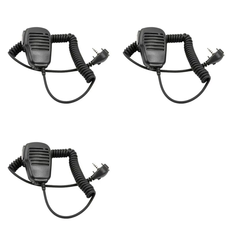 

【SURPISE】3X Наплечный микрофон-громкоговоритель с PTT для портативных двухсторонних радиостанций Vertex Standard VX-231 EVX-531 VX-160