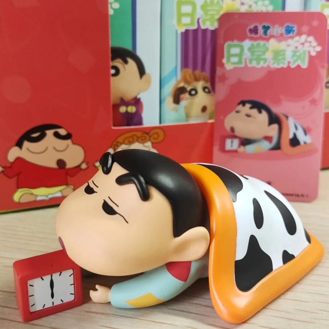 クレヨンしんちゃん デイリーシリーズ トレンディプレイ ブラインドボックス かわいい子供のおもちゃ ミステリーボックス 漫画デスクトップオーナメントモデル トレンディギフト
