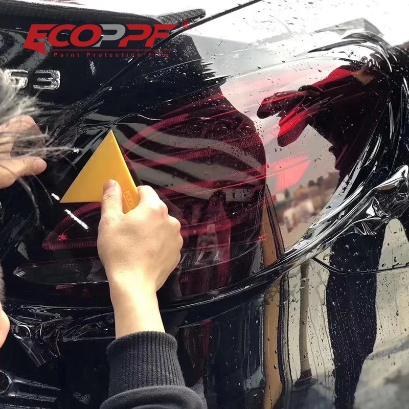 ECO PPF TPU Auto Headlight Film Color-Changing Self-Healing Anti-Scratch UV Proof Car Lamp Decoration Protection 3-5 Year