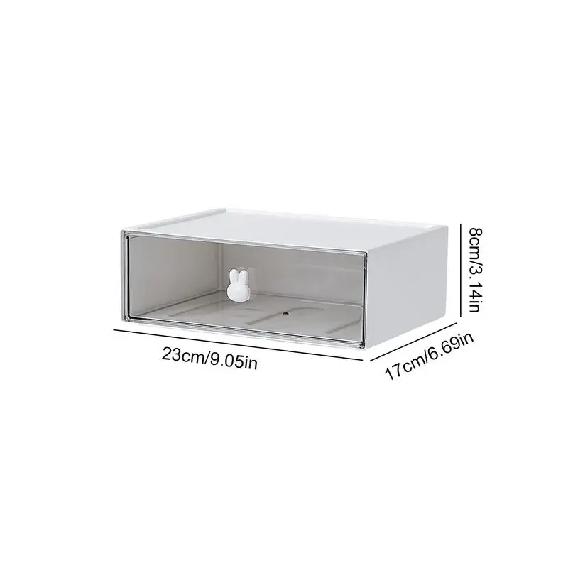 Stationary Organizer Rabbit Handle Desk Storage Box Desk Organizer And Desktop Stationery Storage Box For School And Home