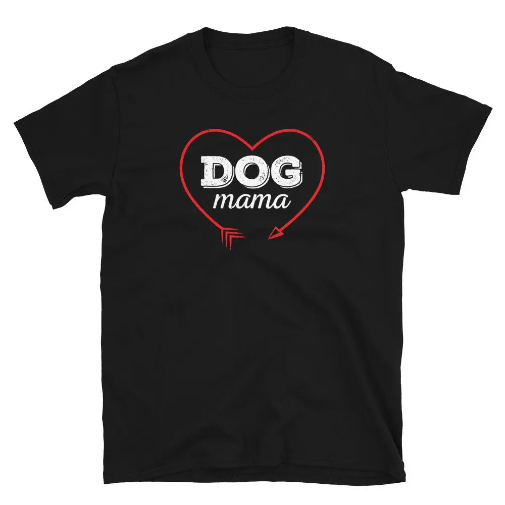 Dog Mama Heart T Shirt Mom Love Arrow Pet Owner Lovers Mother