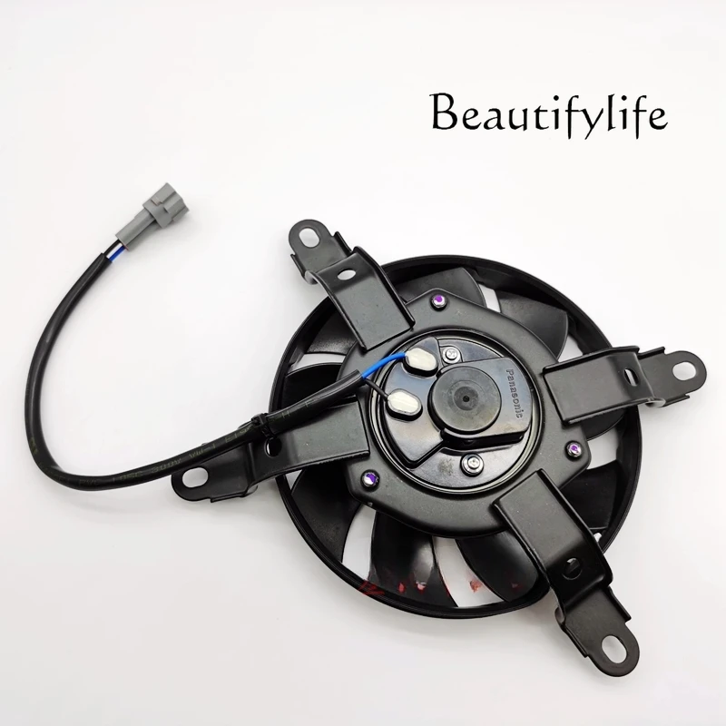 

Applicable to high gold GK500 through version coffee version motorcycle cooling water tank assembly water cooling fan cooler