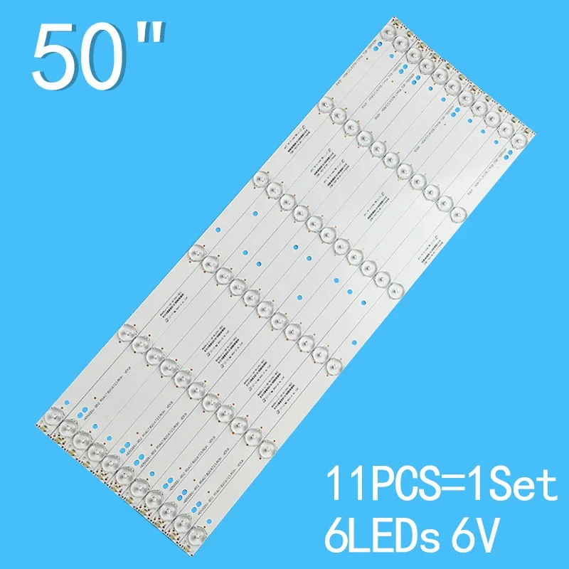 

LED Backlight strip for 50H7C LC-50N6000U LED50K5100 HD500DU-B52 RSAG7.820.6723/ROH LBM500P0302-EE-1S LED50K300U 525mm