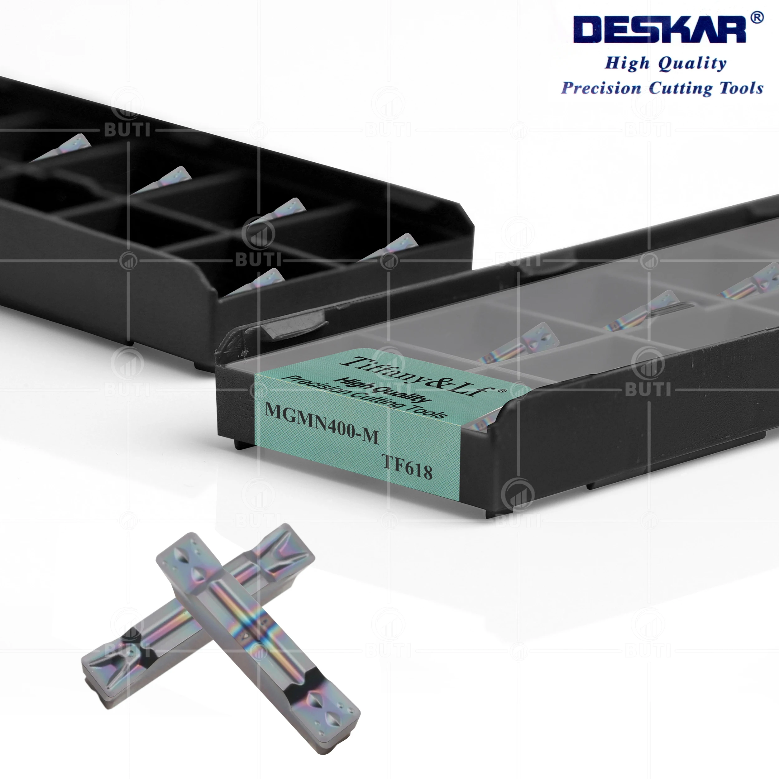 Deskarar-insertos de herramientas de torneado de ranurado de acero endurecido, MGMN200-G 100% Original 200-T 250-T 300-T 400-T 400-M 500-M TF618 CNC