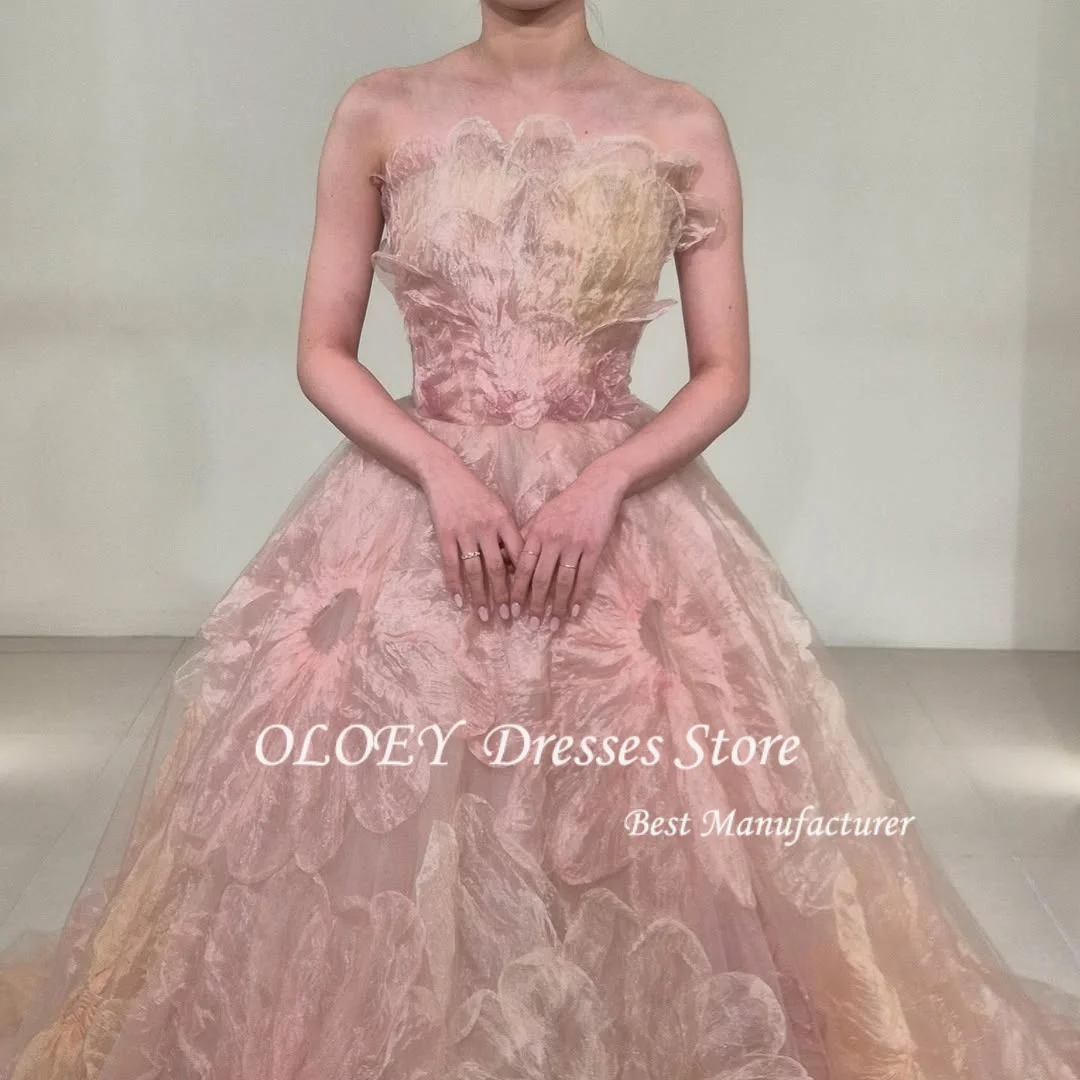 OLOEY Customized Ball Gown Women Quinceanera Dresses Stamen Wedding Prom Party Gowns Formal Luxury Vestido De Noche Abendkleider