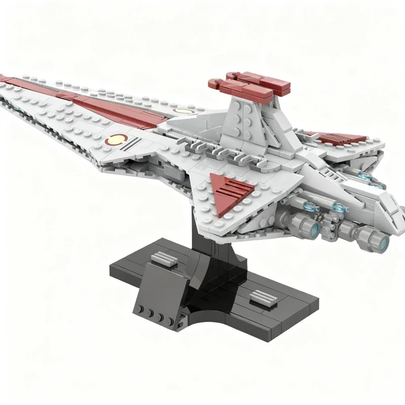 623PCS MOC Star Plan Movie Venator Class Republing Model Building Blocks Creative Assembly Display Home Decor Construction Gift