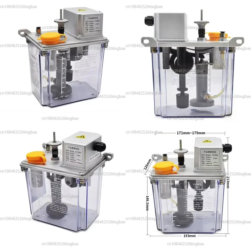 Electric Intermittent Lubrication Pump Automatic CNC Machine Tool Lubricator Lathe Milling Machine Lubricating Oil Pump 220V