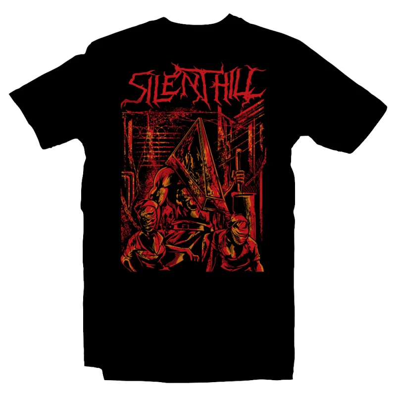 

Exhume the Wretched Silent Hill Horror Graphic Tee Unisex Short Sleeve Gift t Shirt 100% cotton printed Clothes All size tops