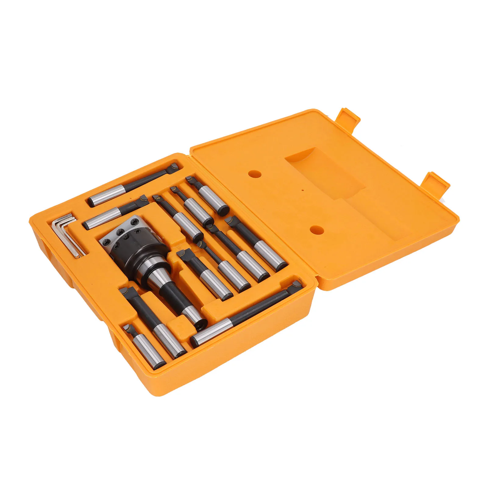 3/4 Inch Cemented Carbide Boring Bar Kit for CNC Hardening Milling Adjusting Boring Head 3in Adjusting Boring Head  Shank