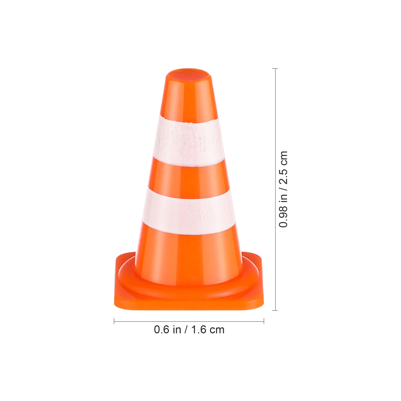 50 Pcs Traffic Cones Roadblock Simulation Props Barricade Toys Set Miniature Sign Construction For Kids Man