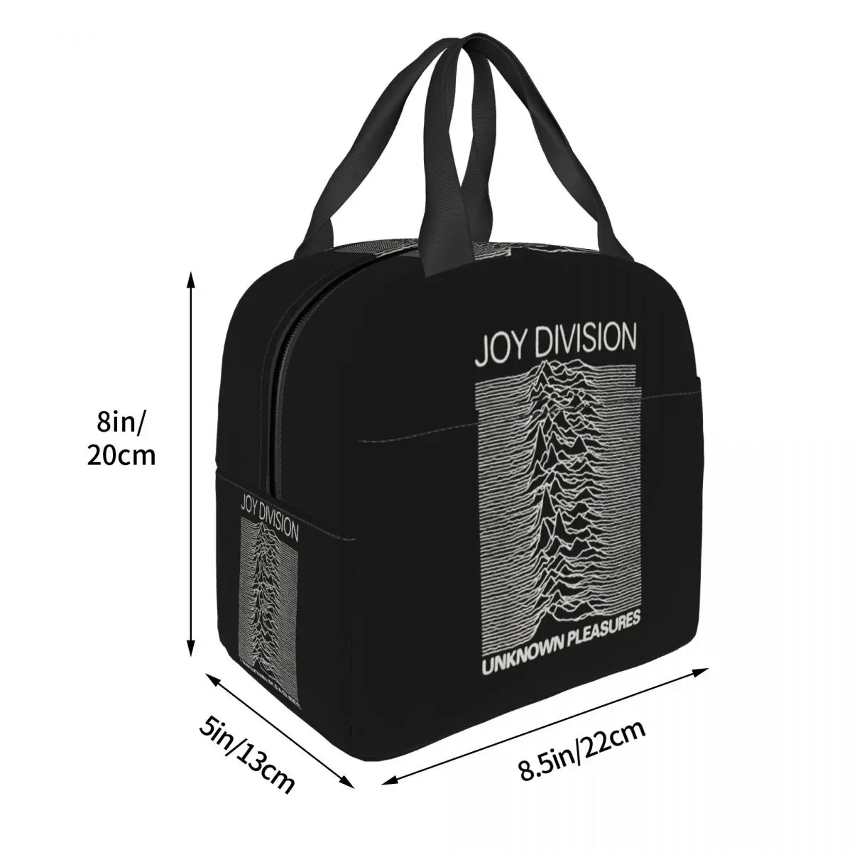 Joy Division Unknown Pleasures Lunch Bags Insulated Bento Box Lunch Tote Leakproof Picnic Bags Thermal Bag for Woman Kids Work