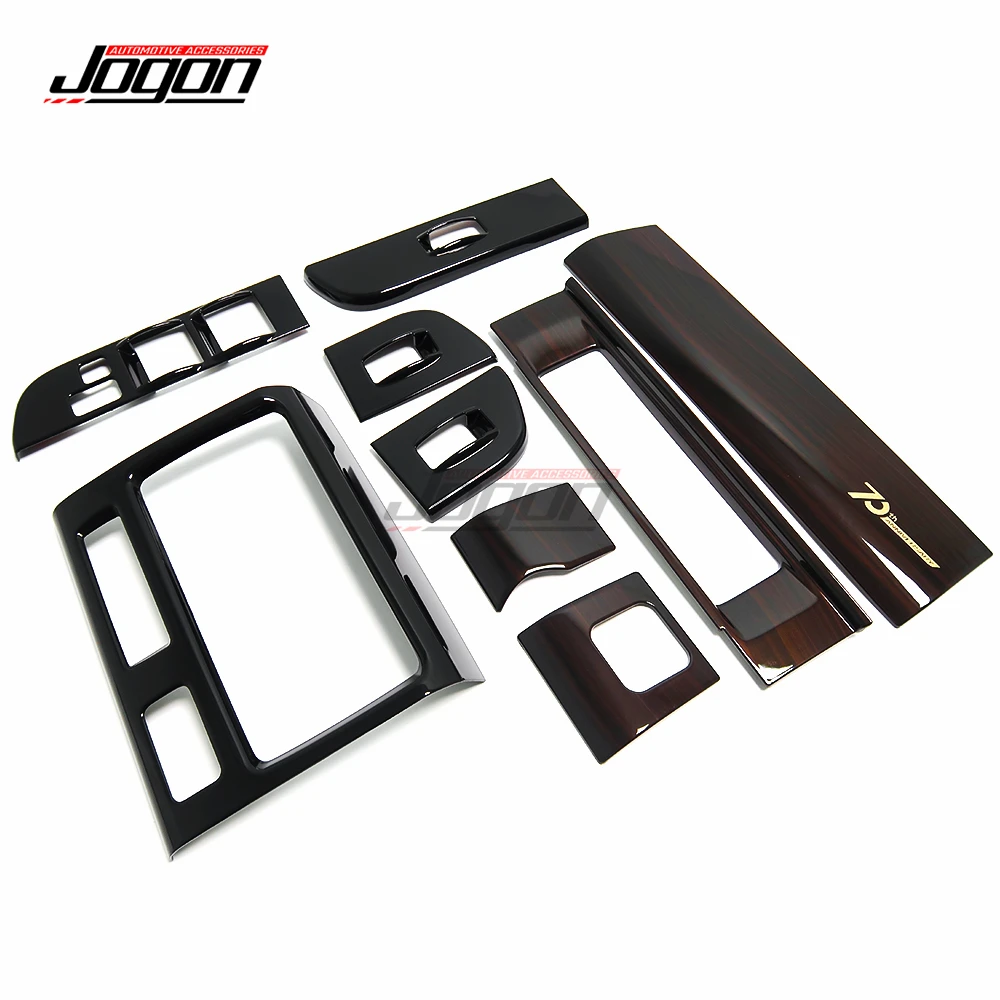 Car Interior Console Trim Whole Sets 2022 70th For Toyota Land Cruiser LC70 LC76 LC79 LC78 FJ70 HZJ75 VDJ78 HZJ79 Pickup LHD RHD