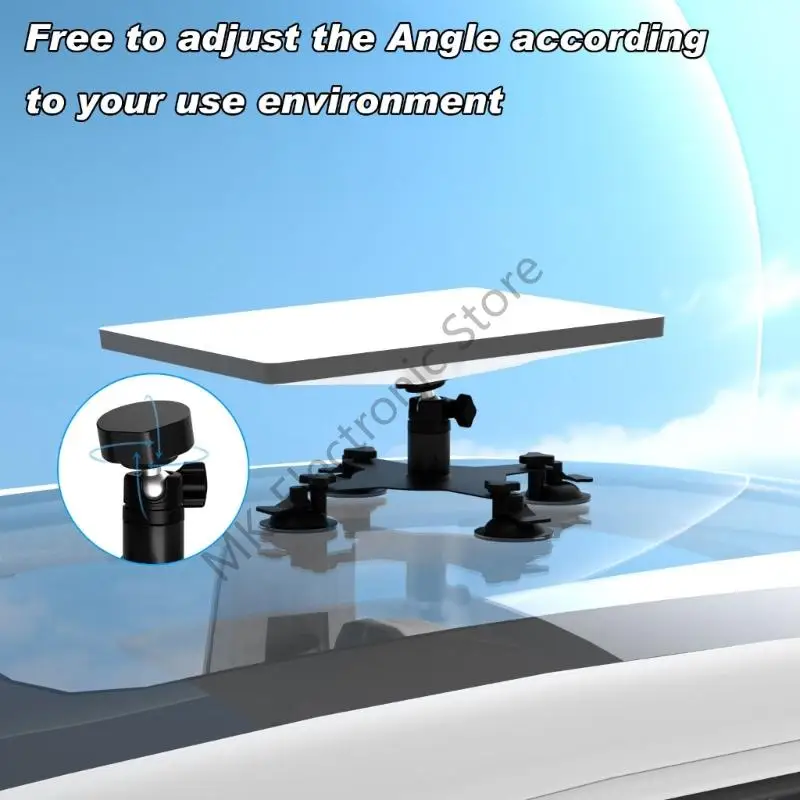 R2LF Strong Suction Car Roof Mounting Bracket Adjustable Adapter For Secure Outdoor Installation On Vehicles And Window