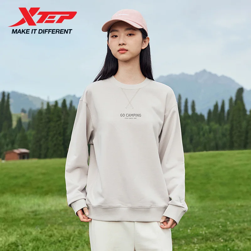 

Xtep Pullover Hoodie For Men And Women 2024 Autumn Comfortable Sweatshirt Leisure Athletic Versatile Outdoor Tops 876327920063