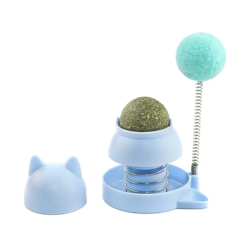 Edible Catnip Bubbles and Balls That Stick on Wall Catnips Bubbles Lickables for Cats Catnip Ball Toy for Cat Catnip Wall Toys