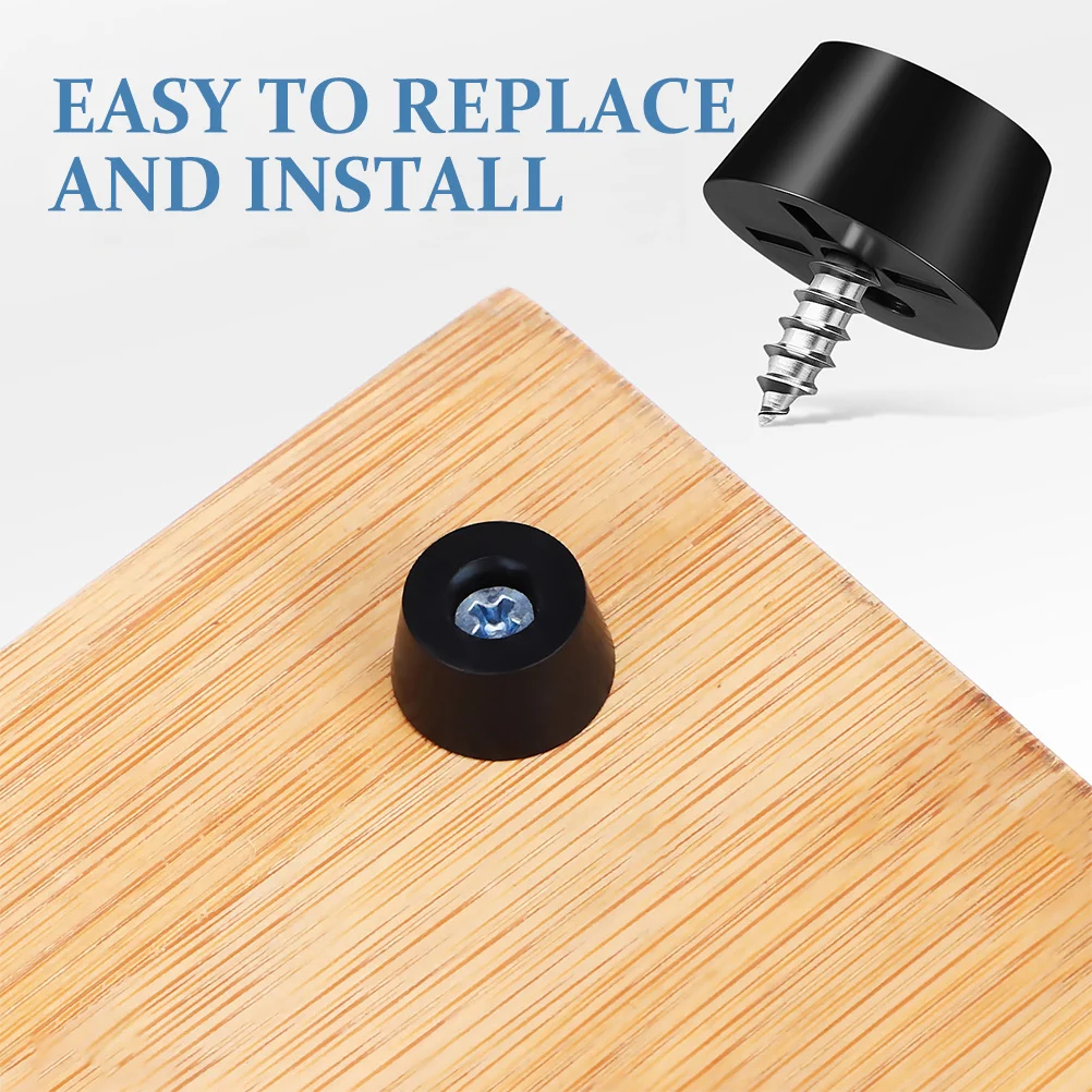 

100pcs Furniture Anti Vibration Pads Rubber Feet For Table Chair Levelers Shock Absorber Mounts Floor Protector Noise Reduction