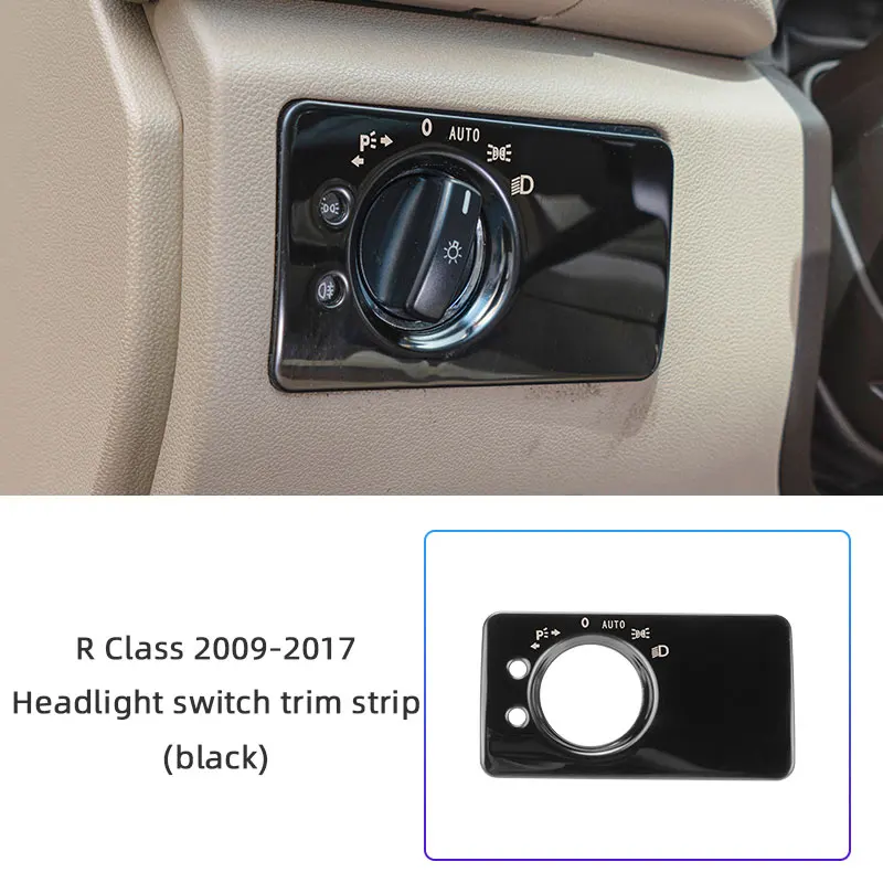 For Mercedes benz R Class MPV W251 2009-2017 Car Console Storage Box Cover CD Panel A/C Air outlet Frame Tweeter Horn Cover Trim