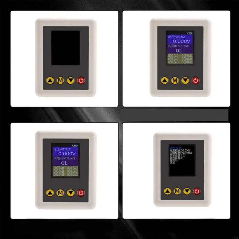HX6C Обновление цифрового измерителя OHM с помощью клипа Кельвина Регулируемые напряжения измерение Высокая точность напряжения