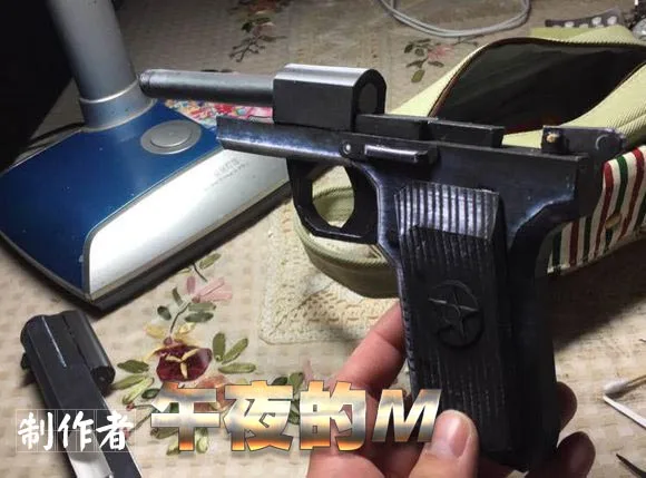 Firearms 54 Pistol 3D Paper Model Can Not Launch Handmade Toy