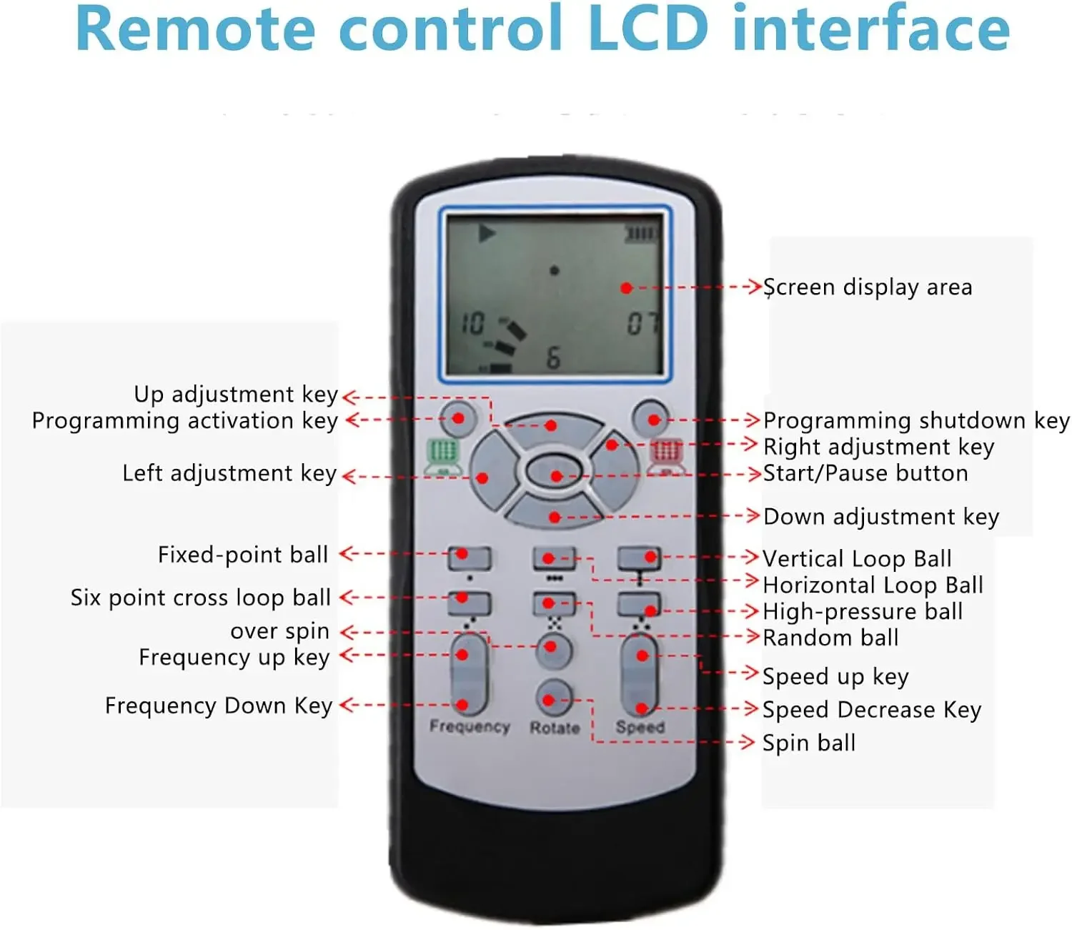 آلة كرة التنس المحمولة الأوتوماتيكية، مدرب تنس عالي السعة للتحكم عن بعد للممارسة الفردية وجميع اللاعبين على المستويات #4