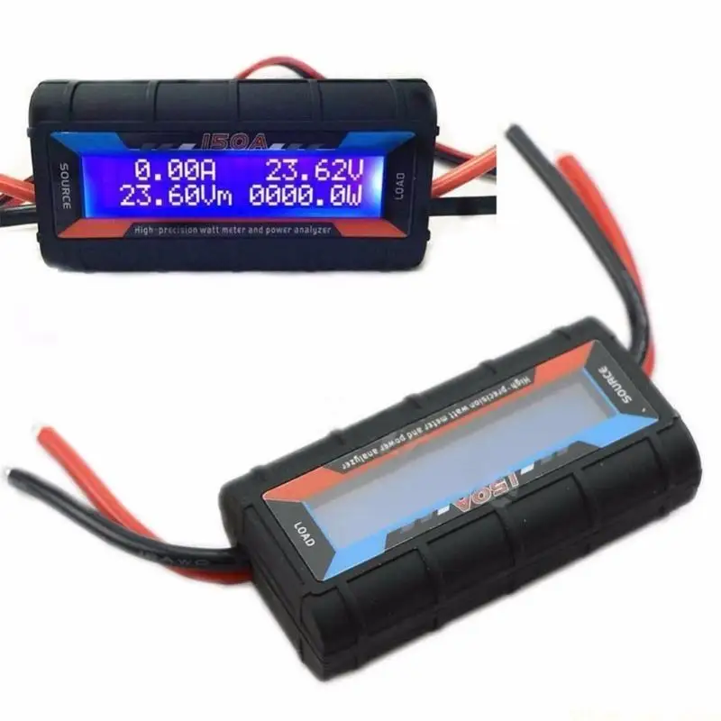 A2BE 150A Watt Meter Reusable Digital High Watt Meter Electrical Motor LCD