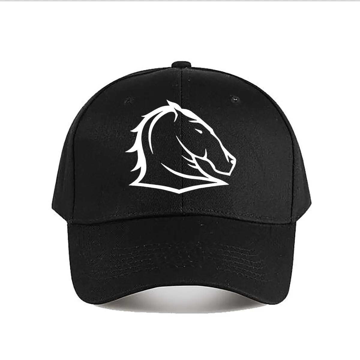 Sleek Horse Head Vinyl Decal Car Home Decor Baseball Cap Fashion Men Sunhat Women's Outdoor Sports Snapback Cap