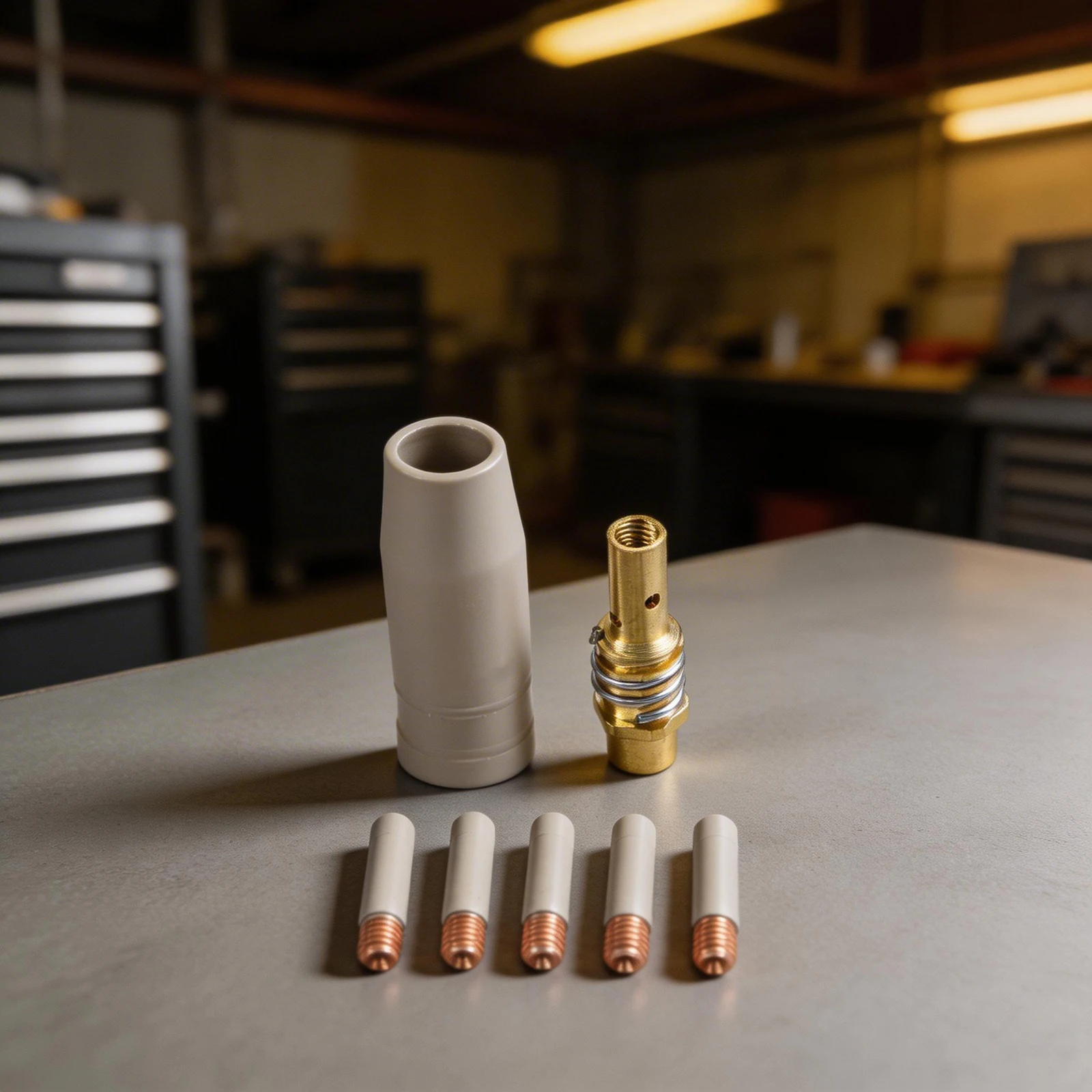 Efficient Slag Cleanup Solution Enhanced Heat Resistance Design Coating Protection Nozzle Kit 0.8mm Contact Tip Aperture