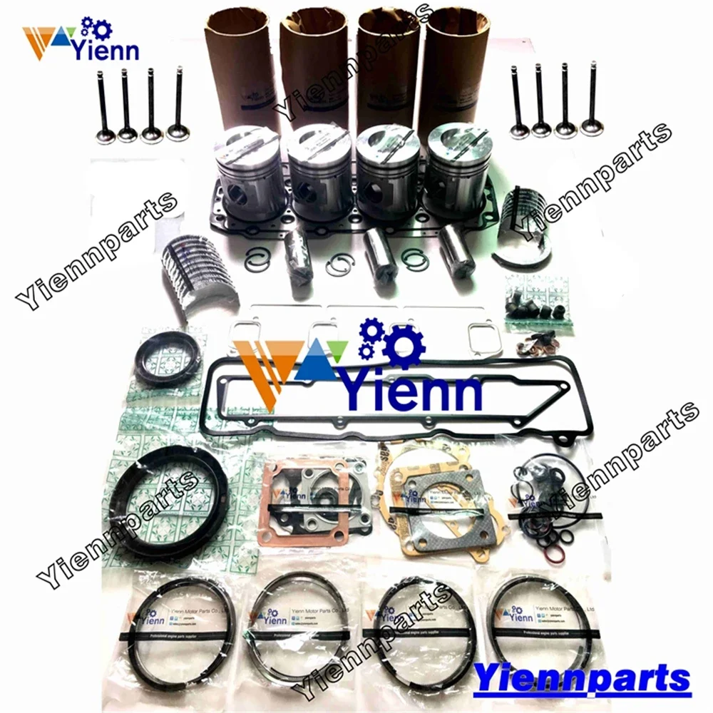 

Для Yanmar 4TNE106 S4D106 комплект для капитального ремонта двигателя Yanmar 4TNE106T S4D106 запасные части 723900 -92660 723900 -92600