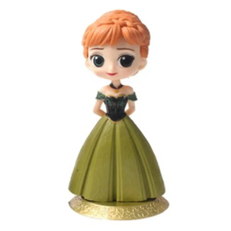 ديزني فروزن 2 سنو الملكة كعكة الديكور الدمى إلسا آنا بك عمل الشكل الأميرة كعكة عيد ندفة الثلج المكونات في الاطفال هدية #5