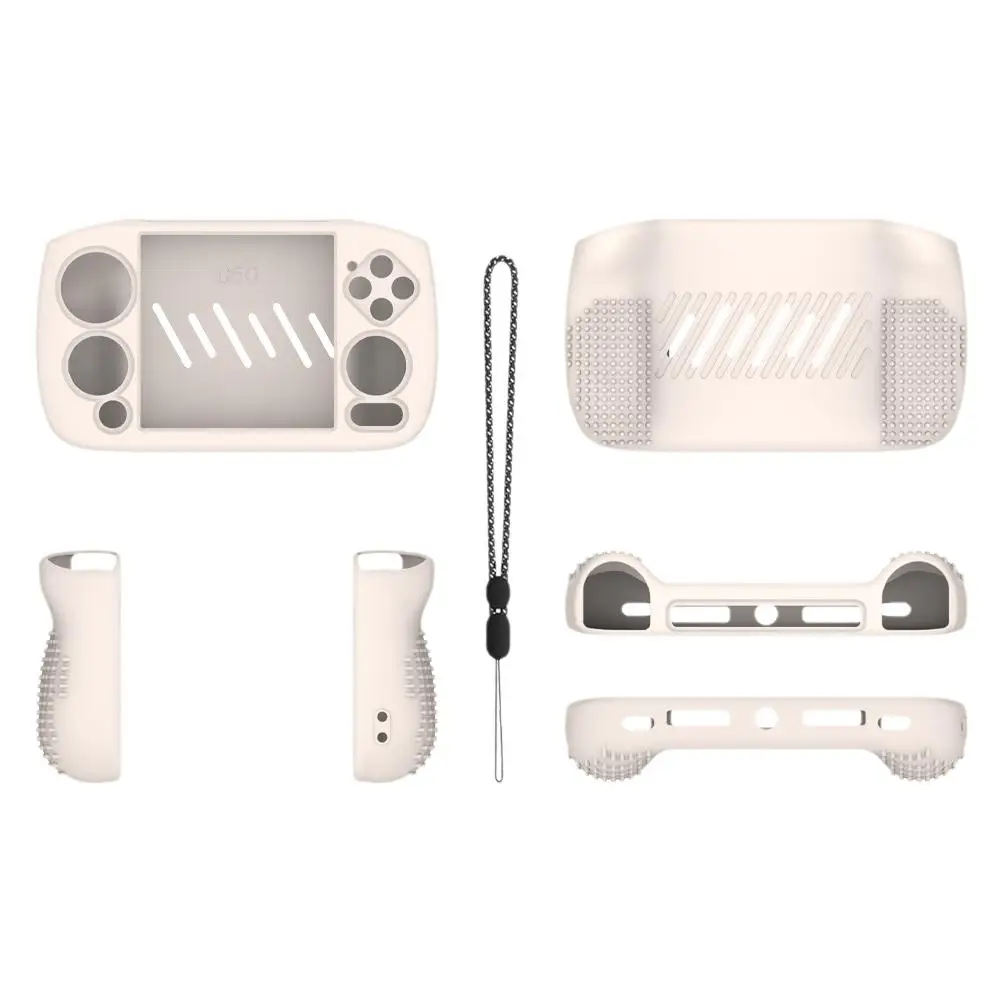 Для портативных игровых консолей Anbernic Rg Ubexx, силиконовый с пылезащитным рукавом и ремешком, устойчивым к падению K7f5