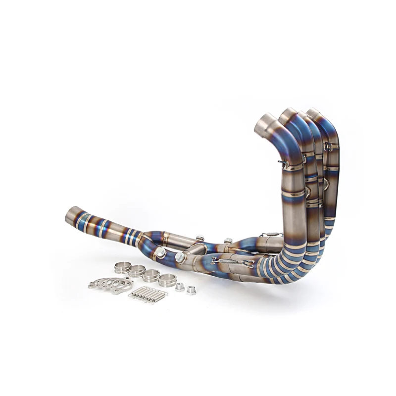 

Motorcycle Exhaust Tips Header Pipe For BMW S1000RR 2019-2025 S1000R 2021-2025 Titanium Alloy Slip On Connect Stock Muffler