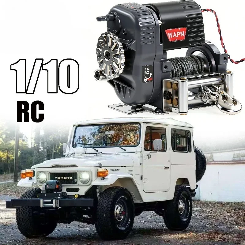 

8274 Simulation Automatic Winch For 1/10 1/8 RC Crawler Car Trxs TRX4 RC4WD D90 Axial SCX10 II III MST Redcat Accessories