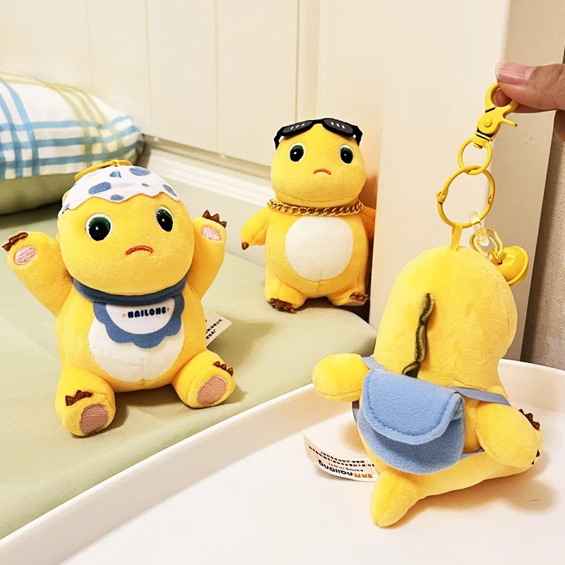 Miniso Cute Kawaii Milk Dragon Doll Peluche Cuscino Nailong Ciondolo Regalo di festa di compleanno per ragazzo e ragazza