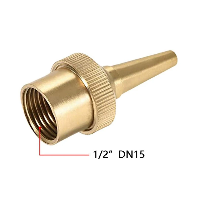 6 PCS Fountain Nozzle Head G1/2 DN15 Adjustable Direction Jet Water Spray Sprinkler Head For Garden Pond Amusement Park Retail