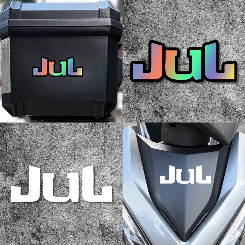 

Motorcycle JUL Sticker Set, Holographic Waterproof Vinyl Decal for Bike Body Decoration