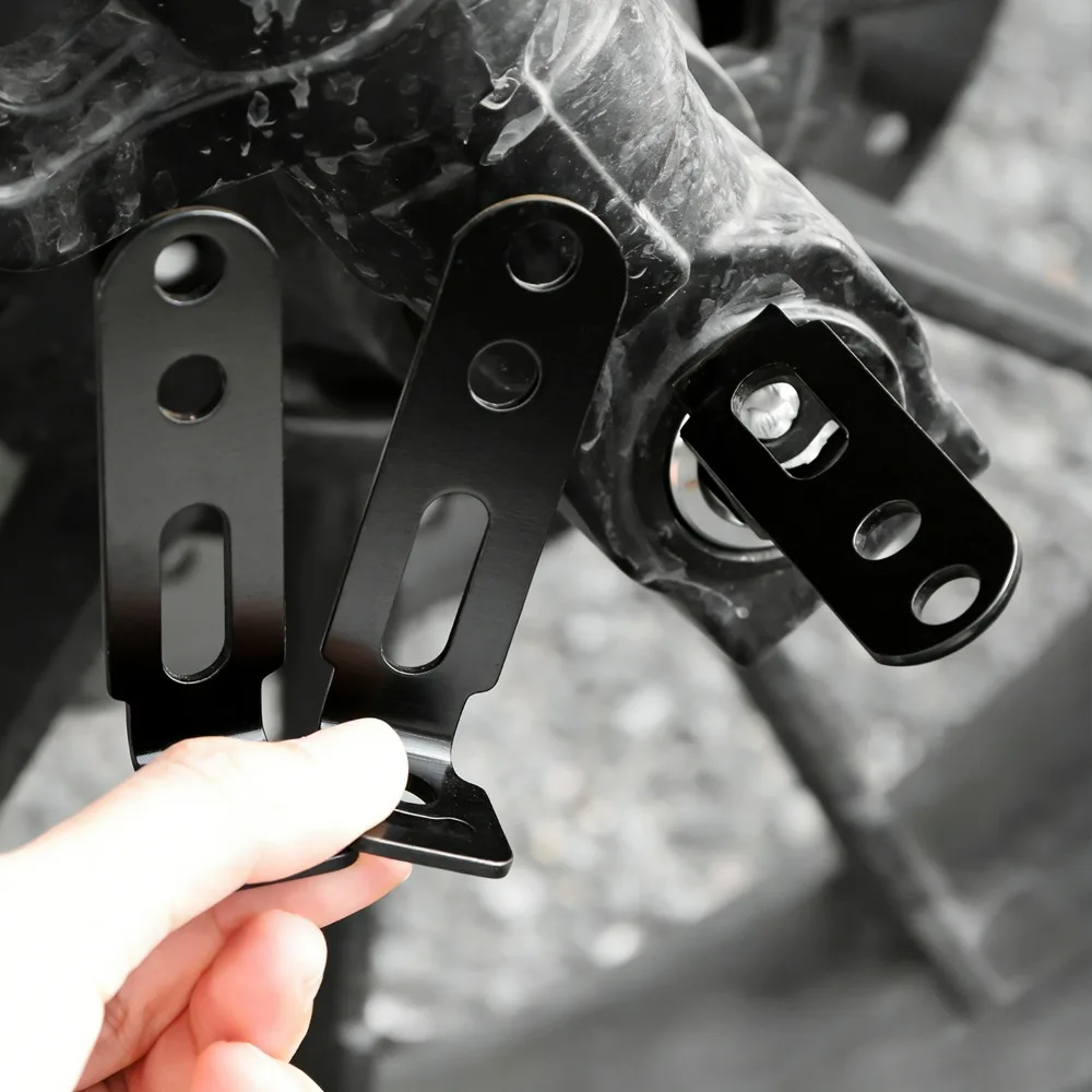 Motorcycle Headlight Mount Bracket Adjustable LED Spot Light Clamp Holder Stable Support for Electric Scooter Motorbike Fog Lamp image 2