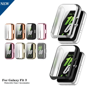 소프트 TPU 보호 커버, 전체 화면 보호 케이스, 삼성 갤럭시 핏 3, 핏 3 SM-R390 