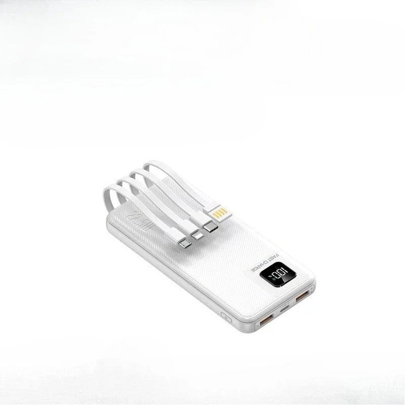 

New 22.5W 10000mAh Portable Power Bank Fast Charging For iPhone For Xiaomi For Samsung With USB Type C/Lightning/Micro USB