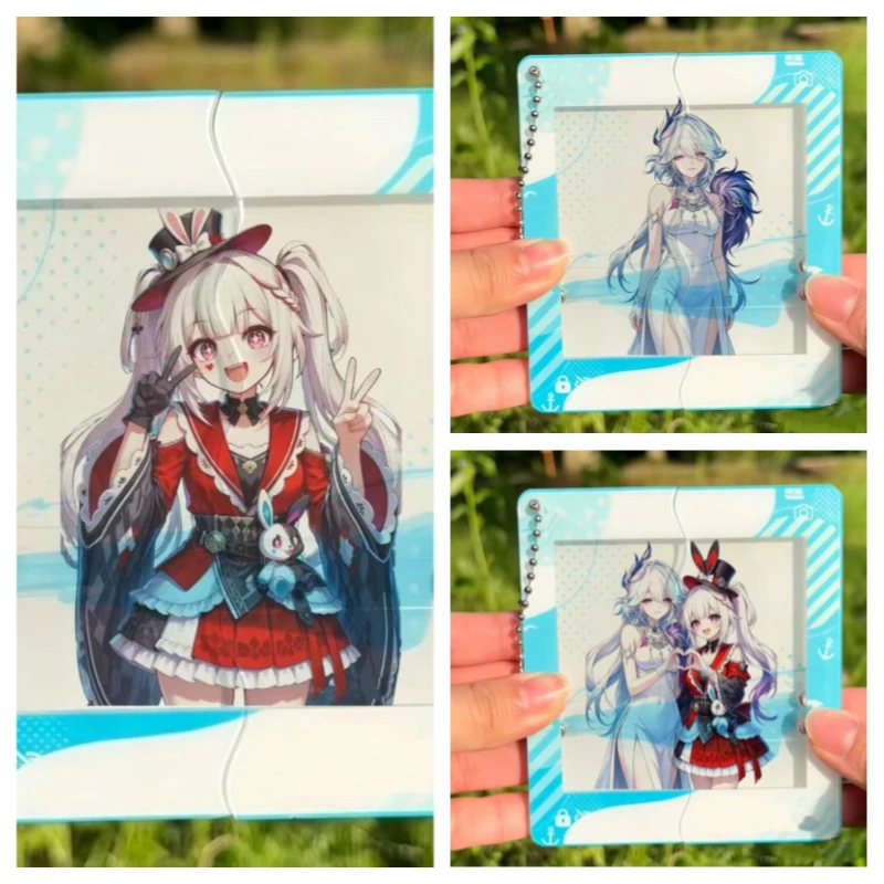 Game Honkai: Star Rail Surrounding Acrylic Pull-out Figures Sparkle Yao Guang Pendant Cosplay Keychain Cross Dressing Card Gifts